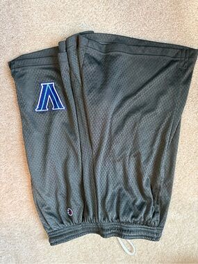 Villanova Champion Gray Swim Trunks with White Drawstring